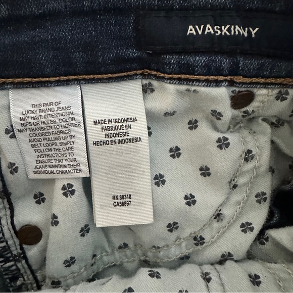 Lucky Brand Woman’s Ava Skinny Blue Jeans  Mid rise jeans SZ 27 - Picture 5 of 8